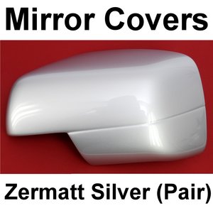 FULL Mirror Covers - Zermatt Silver Preview